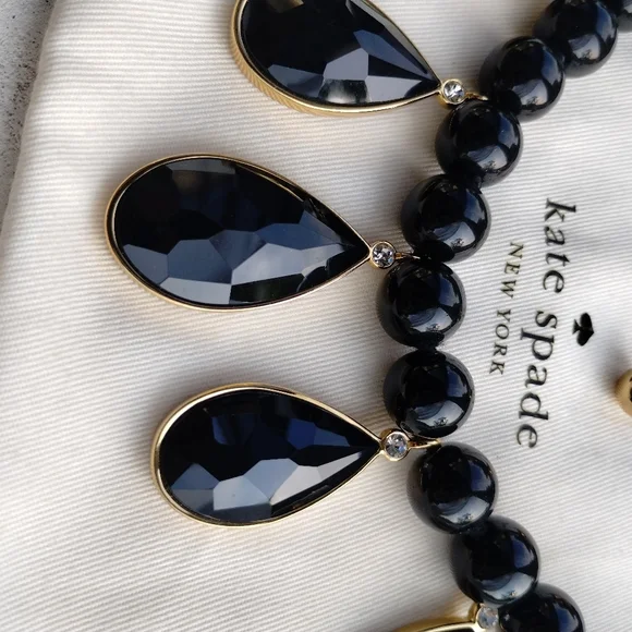 Kate Spade Bead Stone Bib Necklace - Picture 2 of 6